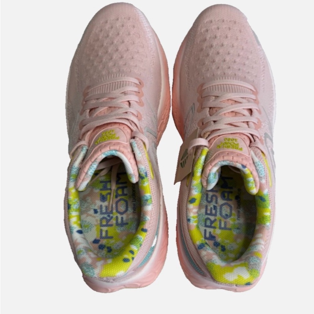 New Balance Fresh Foam x 1080 V12; Pink Haze - Lemonade; Women's Size 9.5 - Picture 2 of 4